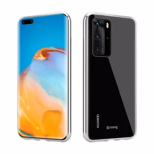 Crong Crystal Slim suojakuori laitteelle Huawei P40, läpinäkyvä