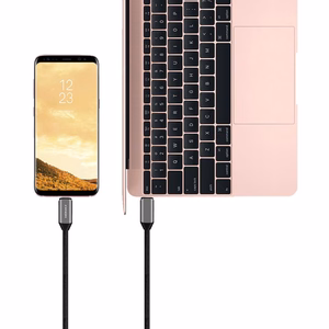 Momax Elite Link USB-C–USB-C -kaapeli, 1 m, PD 100 W, musta