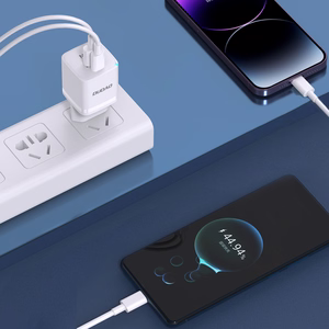 Wall charger GaN 33W PPS USB C/USB Dudao A13Pro - white