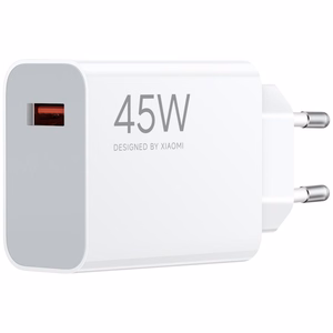 XIAOMI alkuperainen laturi USB A QC3.0 4.1A 45W MDY-17-EF valkoinen bulk