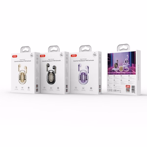 XO Bluetooth-kuulokkeet X43 TWS violetti