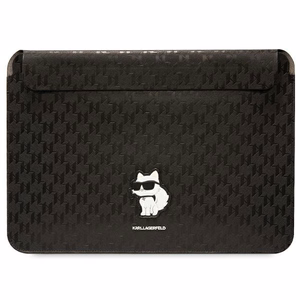 Karl Lagerfeld Saffiano Monogram Choupette Suojakuori 16 tuuman kannettavalle - musta