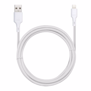 Kaapeli USB A - Lightning Blue Star 2,4A 1 m DC-001AL2.4 valkoinen