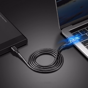 Ugreen US286 USB-C - USB-C PD QC 3A 480Mb/s -kaapeli 2m - musta