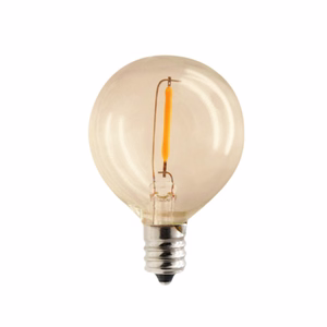 Forever Light FL-2B LED-lamput E12 G40 0.5W 3V 24lm 2200K, kulta, 6pcs