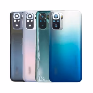 Back Cover for Xiaomi Redmi Note 10S Deep Sea Blue (with Camera Lens) HQ
