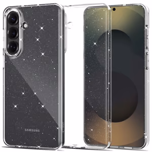 Tech-Protect FlexAir Suojakuori Samsung Galaxy S26:lle läpinäkyvä ja glitter