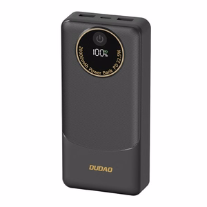 External battery POWER BANK Dudao (K12Pro) 20000mAh (2xUSB; 1xUSB-C) black