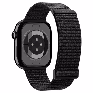 Spigen WBF01 ranneke malleille Apple Watch 44 / 45 / 46 / 49 mm, musta