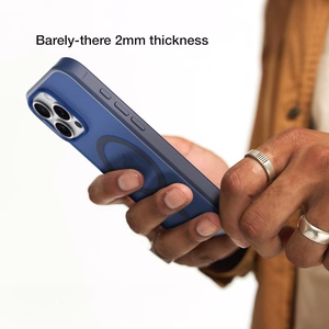 Incase Slim Case -suojakuori MagSafe-tuella iPhone 16 Pro Max -puhelimelle, Deep Space Blue