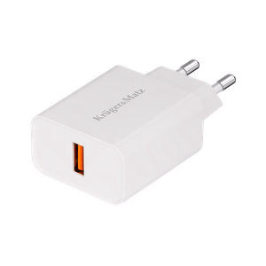 Kruger&Matz-verkkolaturi Quick Charge -toiminnolla