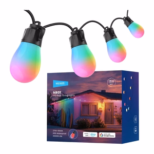 NEEWER RGB -ulkovalosarja, lämmin valkoinen