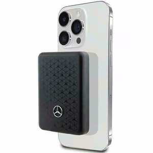 Varavirtalahde Mercedes Stars Pattern MagSafe 5W 3000mAh - musta