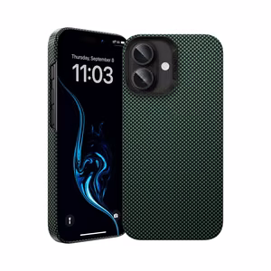 Benks Magnetic Armor Tint Kevlar 1000D (0064) iPhone 16 Plus:lle vihreä