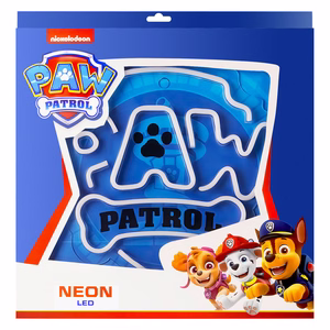Neon LED jalustalla Paw Patrol - Logo OW-120146