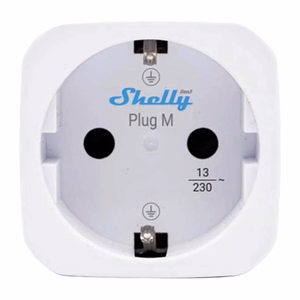 Shelly Plug M Gen3 – Wi-Fi-älypistorasia energiankulutuksen mittauksella, valkoinen (FG3800238073602)