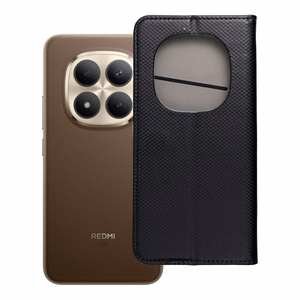 Smart Case Book Xiaomi Redmi Note 15 Pro Plus 5G - Musta