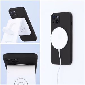 Silikoninen Mag Cover-suojakuori mallille iPhone 17 Pro / 18 Pro, MagSafe-yhteensopiva kameransuojauksella – musta