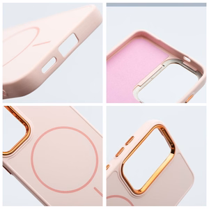Suojakuori Samsung A37 Frame Mag Cover MagSafe-yhteensopiva vaaleanpunainen