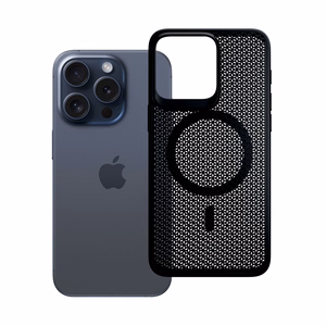 3mk COOLing MagCase suojakuori Apple iPhone 15 Pro Max:lle - musta