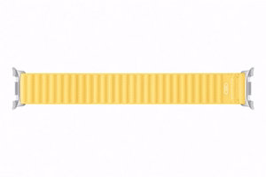 Keltainen Samsung SVL33LY Fabric Band -kangasranneke (M/L) Galaxy Watch9- ja Galaxy Watch8 -malleille