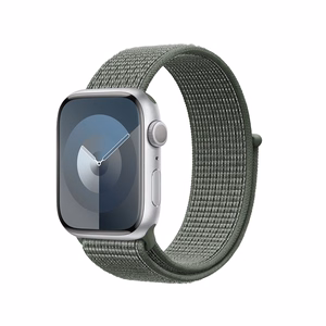 Crong Nylon sport strap for Apple Watch 44 / 45 / 46 / 49 mm, military green