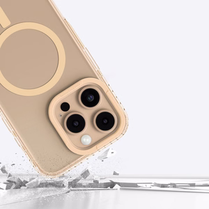 AmazingThing Titan Pro Mag Suojakuori magneettisella renkaalla iPhone 16 Pro:lle - Rose Gold