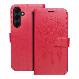 MEZZO Kirjasuojakuori Samsung A35 5G:lle dreamcatcher magenta