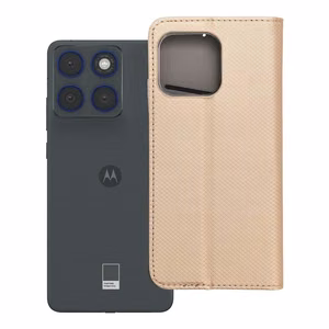 SMART CASE Book kuori Motorola Edge 70:lle - kultainen