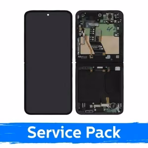 LCD-näyttö Samsung F761 Z Flip7 FE (SISEMPI) musta (Service Pack) (NF-versio)