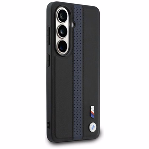 BMW kuori Samsung S26:lle MagSafe-yhteensopiva BMHMS26S25PCPSKB (Perforated Stripe Logo) sininen