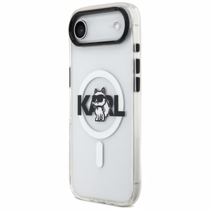 Karl Lagerfeld IML Choupette Sketch Logo MagSafe suojakuori iPhone Air - kirkas