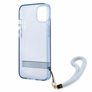 Guess GUHCP13SHTSGSB iPhone 13 mini 5,4 "sininen / sininen kovakotelo Läpikuultava Stap