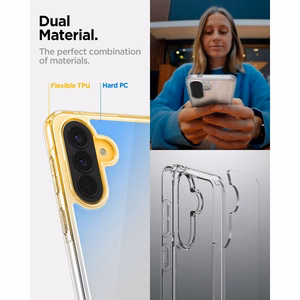 Spigen Ultra Hybrid -suojakuori Samsung Galaxy A57 5G:lle crystal clear