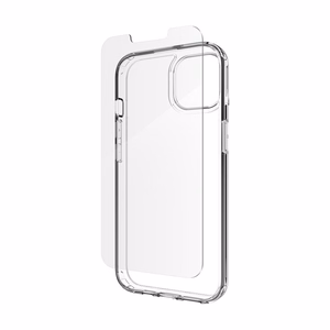 ZAGG setti Suojakuori + Karkaistu lasi IF DEFENCE BUNDLE iPhone 13 / 14 / 15 / 16e:lle - läpinäkyvä