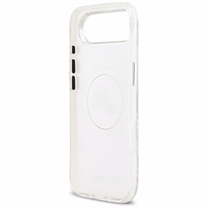 Karl Lagerfeld IML Glitter Karl&Choupette Heads Logo MagSafe Suojakuori iPhone Air:lle - Harmaa