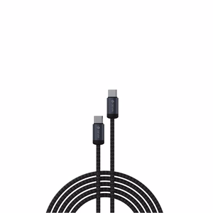Devia kaapeli Gracious EC646 PD USB-C - USB-C 1,0 m 60W 3A musta