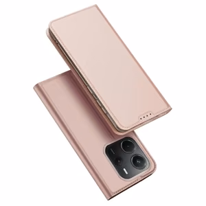 Dux Ducis SKIN PRO lompakkosuojakuori Redmi Note 14 4G (163,25mm) ruusukulta