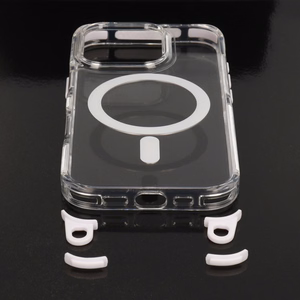 Tel Protect Strap Clear Suojakuori iPhone 17 Air:lle valkoinen
