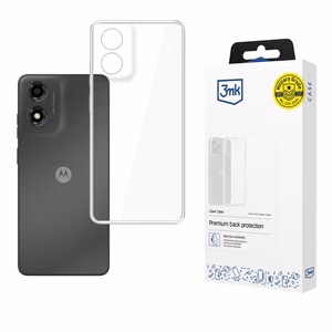 3mk Clear -suojakuori Motorola Moto E14 / G04 / G04S:lle, läpinäkyvä