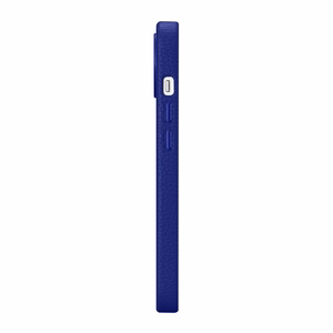 iCarer Litchi Premium Nahkakotelo iPhone 14 Magneettinen nahkakotelo MagSafe tumman sininen (WMI14220709-DB)