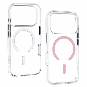Liavec Pure suojakuori Iphone 17 Pro/18 Pro -puhelimelle, vaaleanpunainen (kameran ohjauspainike)