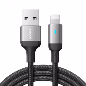 Joyroom Extraordinary Series A10 USB-A / Lightning 2.4A kaapeli 1.2 m - musta