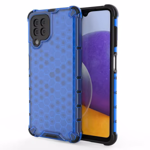 Honeycomb Asia panssari kansi TPU puskuri Samsung Galaxy A22 4G sininen