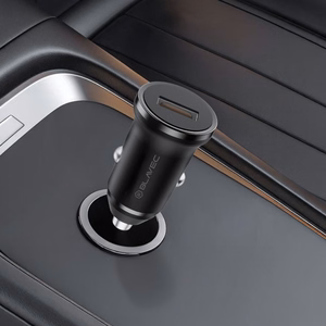 Blavec autolaturi BS-01A-C Road - USB - QC 3.0 18W ja USB - Type C -kaapeli (CCBS01ACR-UB) musta