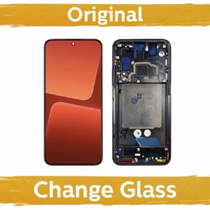 LCD Display Compatible With Xiaomi 13 with Frame / Black / (Renewed: China)