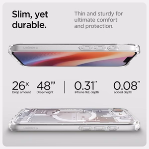 Spigen Ultra Hybrid MagSafe Case for iPhone 16e / 17e Zero One - White