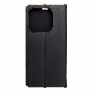 Läppäsuojakuori Xiaomi Redmi NOTE 14 4G:lle (GLOBAL - 164,84mm x 78,15mm x 8,16mm) Luna Book Gold musta