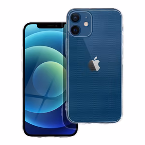 Läpinäkyvä Suojakuori iPhone 12 MINI:lle 2 mm (kameransuoja)