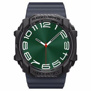 Spigen Rugged Armor Suojakuori Samsung Galaxy Watch Ultra (47mm):lle - matta musta